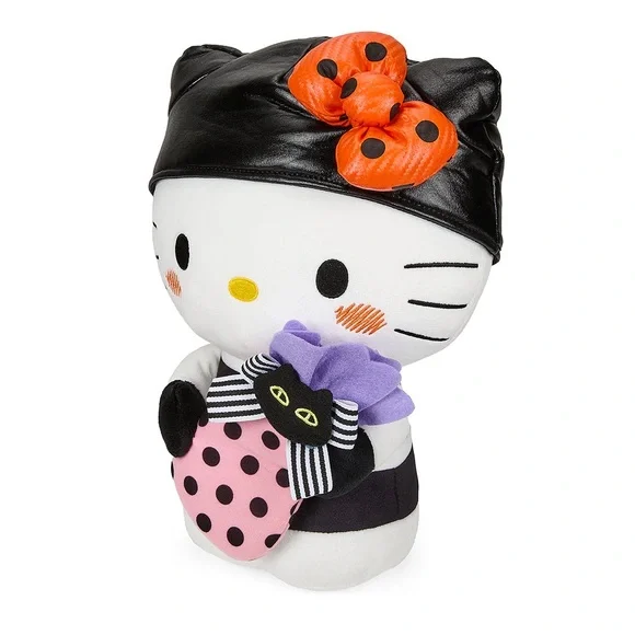 Hello Kitty Halloween Bandit Plush by Kidrobot - Picture 2 of 8